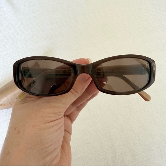 Jessica McClintock Sunglasses Frame JMC528 Women's Brown Marble Sunglasses - Picture 7 of 8